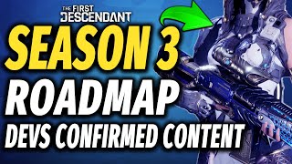 NEW Update Season 3 and Roadmap - The First Descendant New Boss, Skins, Weapons - Devs Confirmed