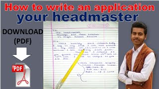 How to write an application to your headmaster in english screenshot 3