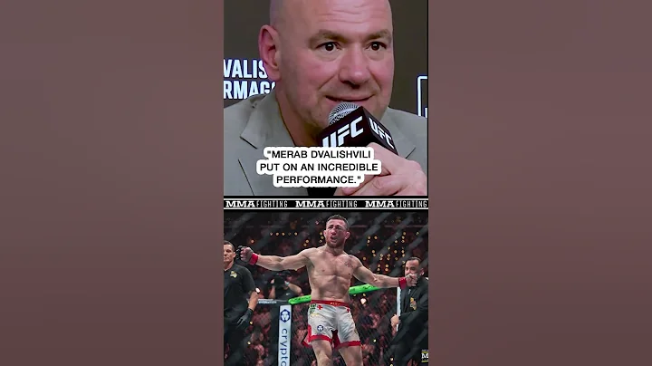 Dana White REACTS To Merab Dvalishvili's #UFC311 Win Over Umar Nurmagomedov | #MMA Fighting