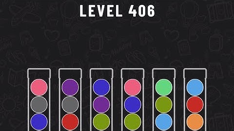Ball Sort Puzzle Level 406 #ballsortpuzzle #ballsortpuzzlegameplay #puzzlegame #mobilegames