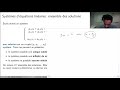 Mathmatiques i  cours 101  systmes linaires  part i