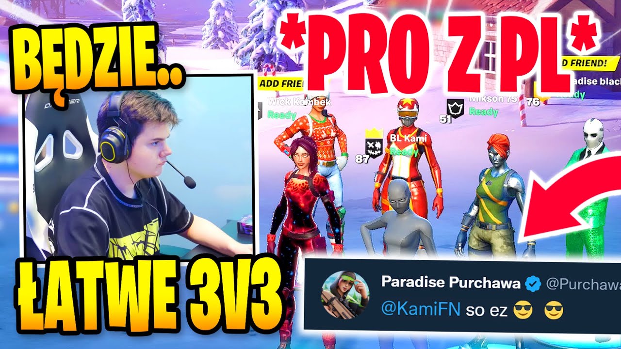 🔥 KAMI GRA CREATIVE 3vs3 Z POLSKIMI PROSAMI! PKR MIKSON PURCHAWA... ~ KULARZ SZOTY