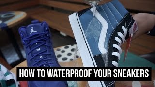 Video thumbnail of "THE SNKRS - HOW TO WATERPROOF YOUR SNEAKERS"