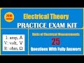 Units of Electrical Measurements Quiz (25 Questions With Fully Answers)