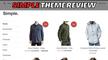 Shopify Simple Theme Review & Overview