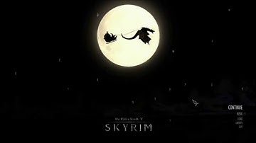 Skyrim Mods: Festive Christmas Main Menu Replacer