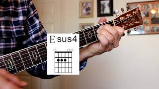 Esus4 Open Position Guitar Chord screenshot 2