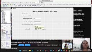 UAS PEMROGRAMAN KOMPUTER (Pengukuran Body Massa Index(BMI)