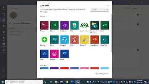 How to Add a Microsoft Stream Video Channel Tab to your Class Team