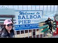 Walk with me at balboa pier and beach  travel vlog  califonia beaches