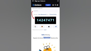 Gate.io Referral ID || Inviter UID Code || How to create an account for Mystery Box
