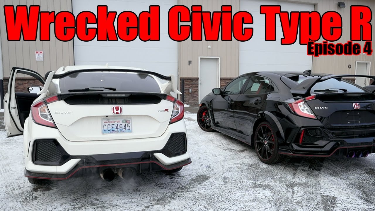 Wrecked 2019 Civic Type R Rebuild | Ep.4 (Installing a TOMEI) - YouTube