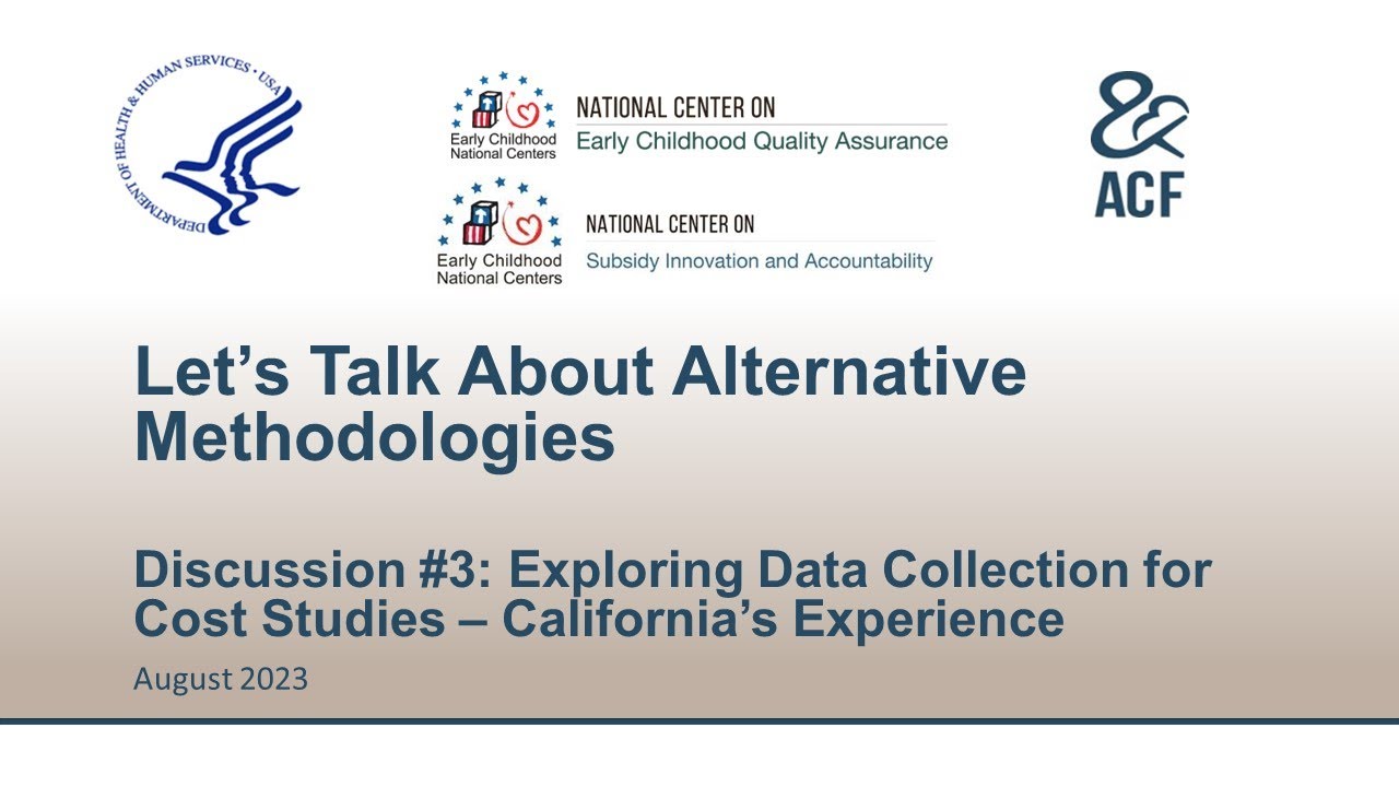 Let's Talk About Alternative Methodologies Discussion #3: Exploring ...