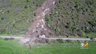 Crews Getting More Of Massive Boulders Cleared From Highway