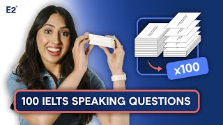 100 IELTS Speaking Questions | Part 1 - 20  IELTS Speaking Topics