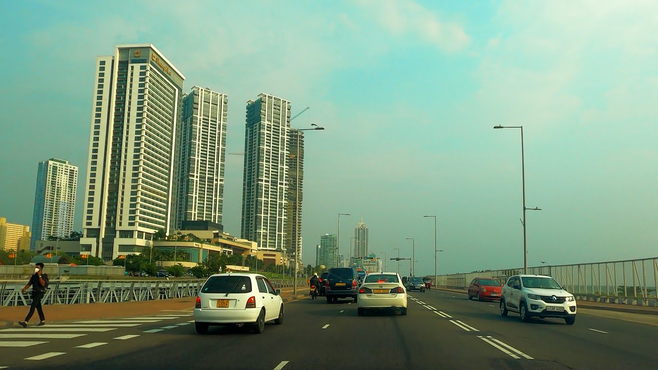 Driving around Colombo, Sri Lanka (2021) | Part 2 | Galle Face ➡️ Gangarama ➡️ Fort