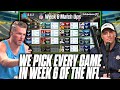 Pat McAfee & AJ Hawk Pick EVERY Week 6 NFL Game