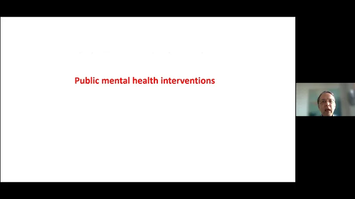 Public mental health: The case, challenges and opp...