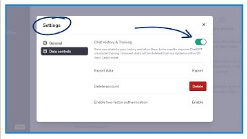 Does ChatGPT save your data?  (And how to turn it off.)