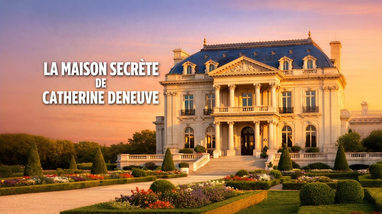 La Propriété Cachée de Catherine Deneuve à Paris ✨🏰 #MaisonDeStar#LuxeParis #architecture #villas