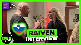 🇸🇮 RAIVEN - ‘VERONIKA’ (INTERVIEW) // SLOVENIA EUROVISION 2024 // Live from Malmö