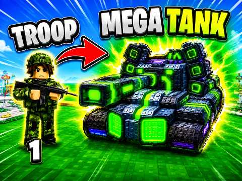 Defeating camps and mega Tank In Roblox Merge a Mini Army!