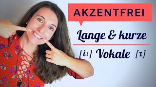 Deutsche VOKALE LANG KURZ - AKZENTFREI DEUTSCH SPRECHEN - Deutsch korrekte Aussprache Übungen