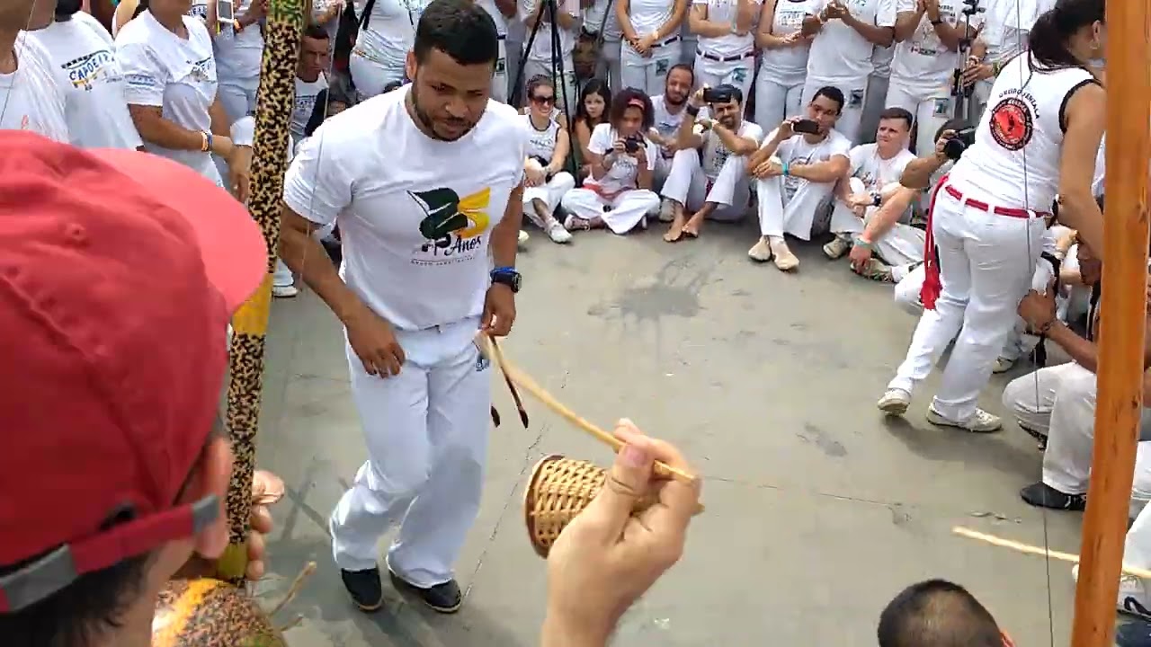 Roda pre-formatura Duende, Colibri, Careca e Bemtevi. Encontro internacional Capoeira Brasil 2016