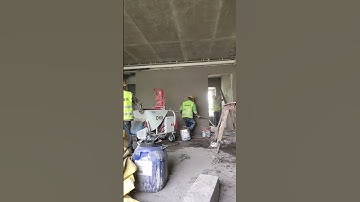 #plastering #rendering #machine #plasteringwork #automatic #wall #gypsum #plaster