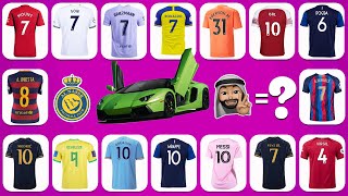 Guess the SuperCAR,song,club of the greatest football players,Ronaldo,Messi,Neymar