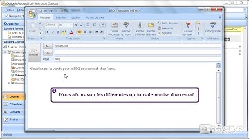 Comment ajouter un accusé de réception sur l