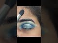 Blended in blue, shining in silver ✨💙#BlueSmokeyEye #GlitterGlam #CutCreaseQueen #fyp #viral