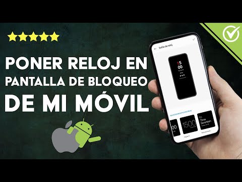 ¿Cómo poner el reloj en la pantalla de bloqueo de mi SMARTPHONE? - Android o iPhone