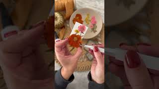 Mini Pressed Flower Frames with Super Glue