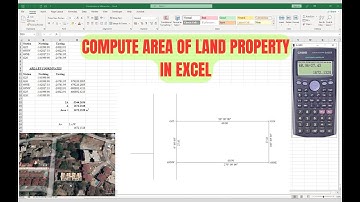 How to Calculate Area of a Piece of Land by Coordinates in Excel