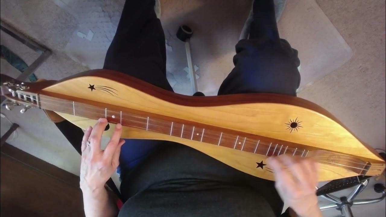 Breton Tune, traditional, simple melody on mountain dulcimer tuned DAC