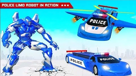 Limbo Dino Robot Car Game - Flying Limbo Dino Transform Game | Android iOS Gameplay #2