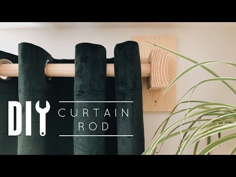 DIY Curtain Rod