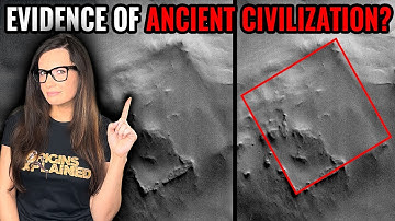 Square Structure Discovered On The Surface Of Mars