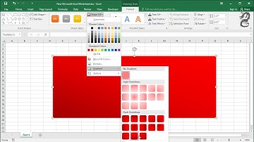Changing the Color of a Text Box in Excel