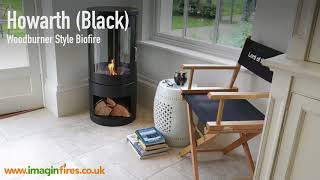 Discover the Beauty of the Howarth Black Bioethanol Fireplace