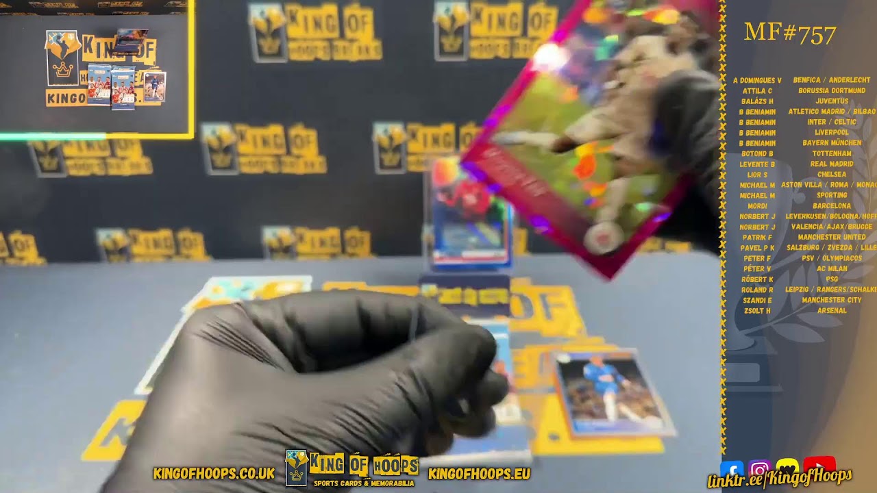 MF757 - 18/19 Topps Chrome Hobby + 24/25 Merlin Hobby - PYT