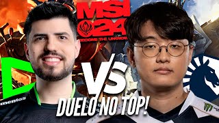 LOUD ROBO de RUMBLE vs COREJJ de GALIO, DUELO NO TOP - MSI 2024, CN SUPER SERVER