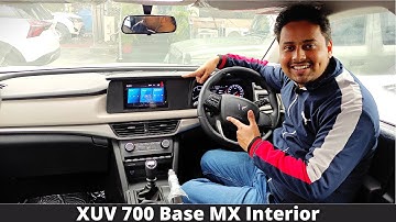 Mahindra XUV 700 Base MX Interior - Reverse Camera Kit Price ? 👌😎