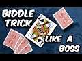 One of the BEST Card Tricks! The Biddle Trick (Tutorial)