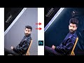 How to change indoor studio background in photoshop