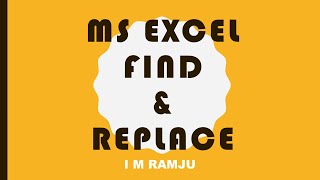 Excels Find And Replace Advanced  Surprising Features  excel shorts youtubeshorts 