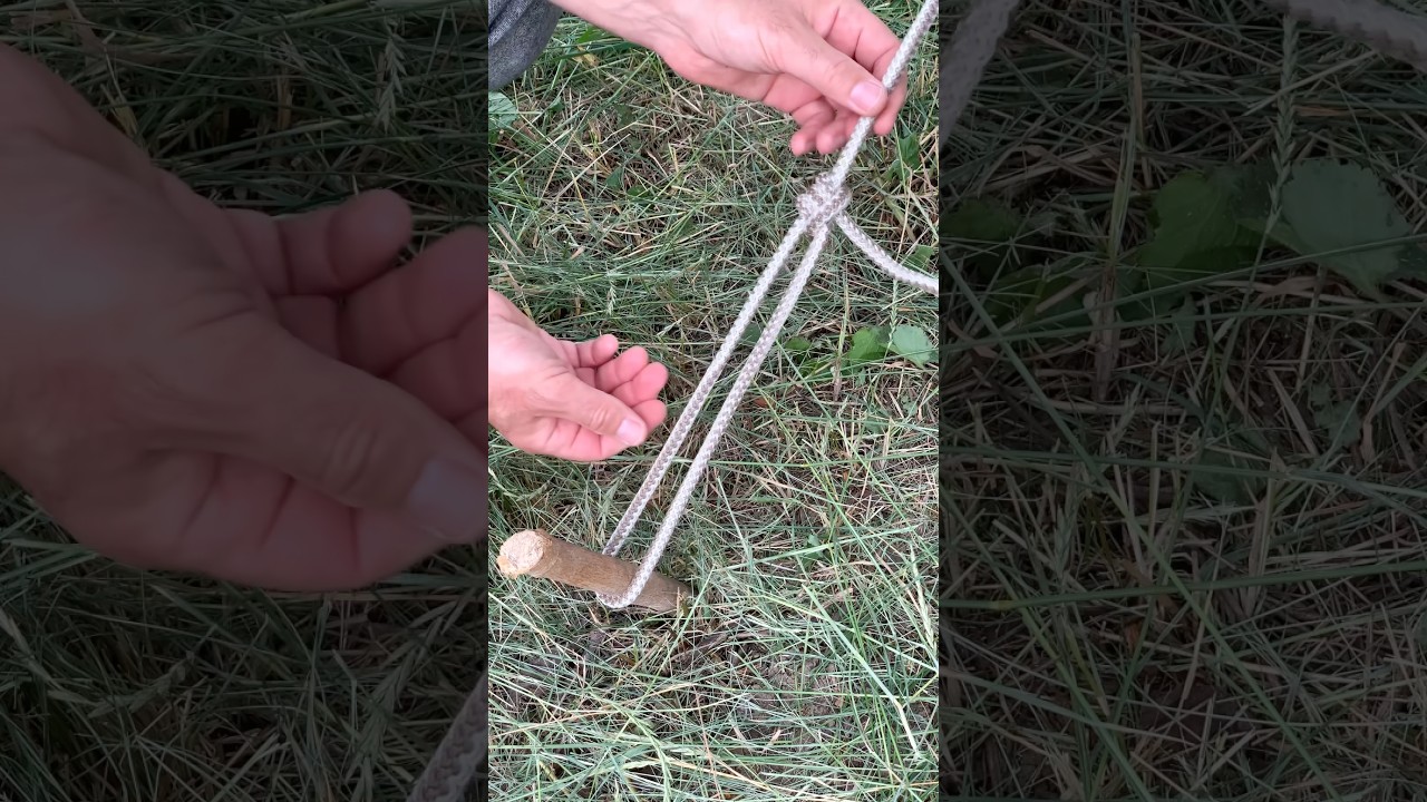 The Easiest Tension Knot for Camping! Tighten Your Ropes Like a Pro  