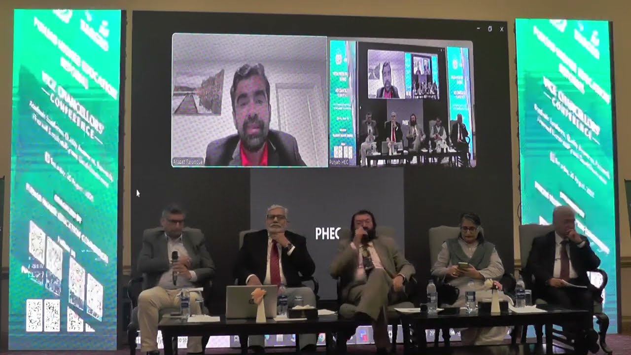 Dr.  Aitzaz A  Farooque at Punjab Higher Education Reforms VICE CHANCELLORS’ CONFERENCE 2025