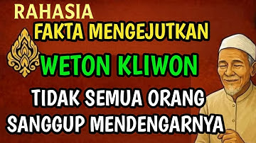 FAKTA MENGEJUTKAN tentang WETON KLIWON